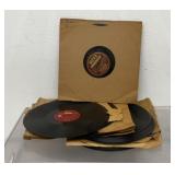 14 vintage 78 rpm records, Victor, Mercury, MGM,