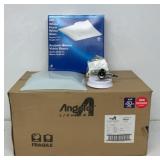 12 decorative ceiling lights, White Finish, White