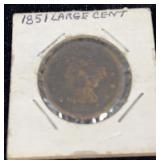 1851 Large Cent