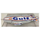 vintage inflatable Gulf Oil blimp toy