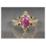 14kp gold (14 karat plumb) stones missing, size