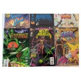 6 Vintage comic books, 1 Necro Mantra 1995 with