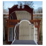 3 vintage mirrors, the tallest is 59 x 38.5