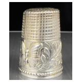 925 Sterling Silver antique thimble 4.71g
