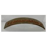 Vintage metal A. D.,Huesing Beverage Co, printer