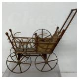 Vintage doll carriage, needs repaired, 25.5