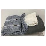 Curtains, 63 inches long x 53 inches wide each