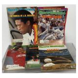 5 vintage Sports Illustrated magazines, 1980 and