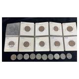 10 1940ï¿½s wheat pennieï¿½s, 9 1950ï¿½s wheat