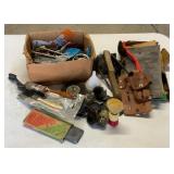 vintage Ever-Ready shaving brush, Wire wheel