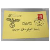 Vintage World War II German postcard from 1941