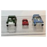 Vintage tootsie cars, Metal red falcon, 1989