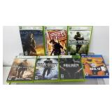 Lot of 7 games, 6 Xbox 360 games, 1 PS4 game,
