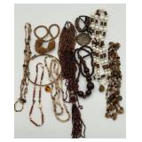 11 vintage necklaces