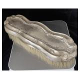 Antique sterling silver horse hair brush 156g