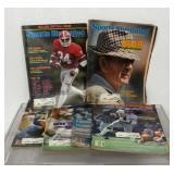 6 vintage Sports Illustrated magazines, 1980 and