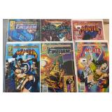 6 Vintage comic books, 2 Ultraverse Firearm 1993