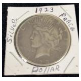 1923 Peace Silver Dollar