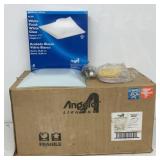 11 decorative ceiling lights, White Finish, White