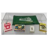 Vintage Pulaski Heights Bank coin bag, playing