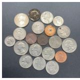 20 Currency coins,