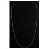 Vintage glass bead necklace