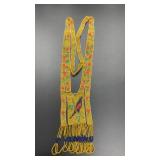 Yellow Vintage beaded necklace