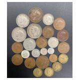 Vintage Currency coins some silver 3 pence