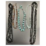 5 Vintage necklaces
