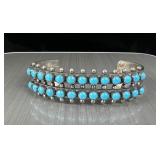 Sterling Silver and Turquoise cuff bracelet