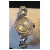 10k RGP rolled gold plate Bulova watch, band