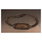 12k 1/20 sterling ID bracelet 16.56g