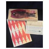 Vintage handcrafted Monaco fish comb from around