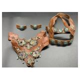 Vintage brass dolphin buttons and vintage l