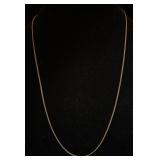 18K gold chain 6.82G stamped 18k FK