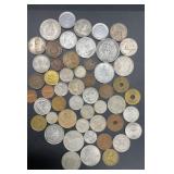 52 assorted vintage and modern foreign currency