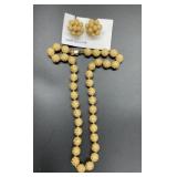Castle Cliff vintage necklace and matching