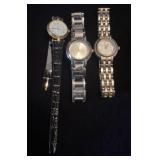 3 ladies watches, Guess watch, 2 anne Klein