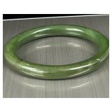 Jade Bangle Polished Stone Bracelet 41.4g