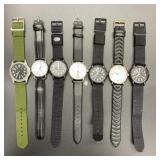 7 Watches, 3 U.S Guide water resistant,