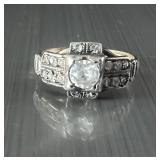 Antique Art Deco 1/30 14k ring 1.5g, size 5.25