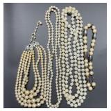 4 Beaded necklaces