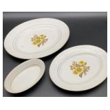 3 vintage Warwick England Sunflower and