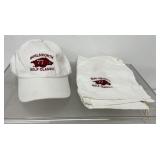 Razorback Golf Hat and Towel, Burlsworth Golf