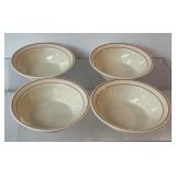 4 vintage bowls, Corner Stone by Corning, 6.5