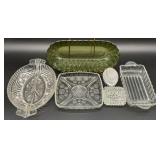 Vintage crystal egg trinket box,