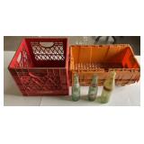 2 storage crates, Coleman 13 x 13 x 11.5 in,