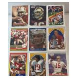 17 Joe Montana Football cards