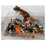Bag of LEGO Parts, minifigures, accessories,