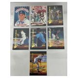 7 autographed baseball cards, Ryan Klesko, Willie